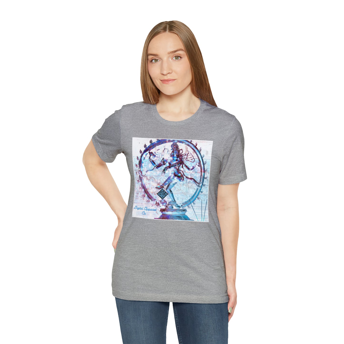‘’Shiva Steps’’ Digital Artificially Intelligent Tee Unisex Jersey Short Sleeve Tee