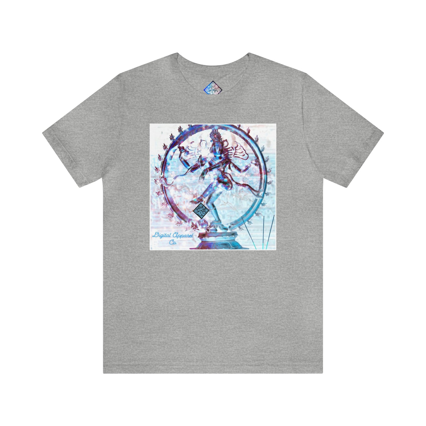 ‘’Shiva Steps’’ Digital Artificially Intelligent Tee Unisex Jersey Short Sleeve Tee