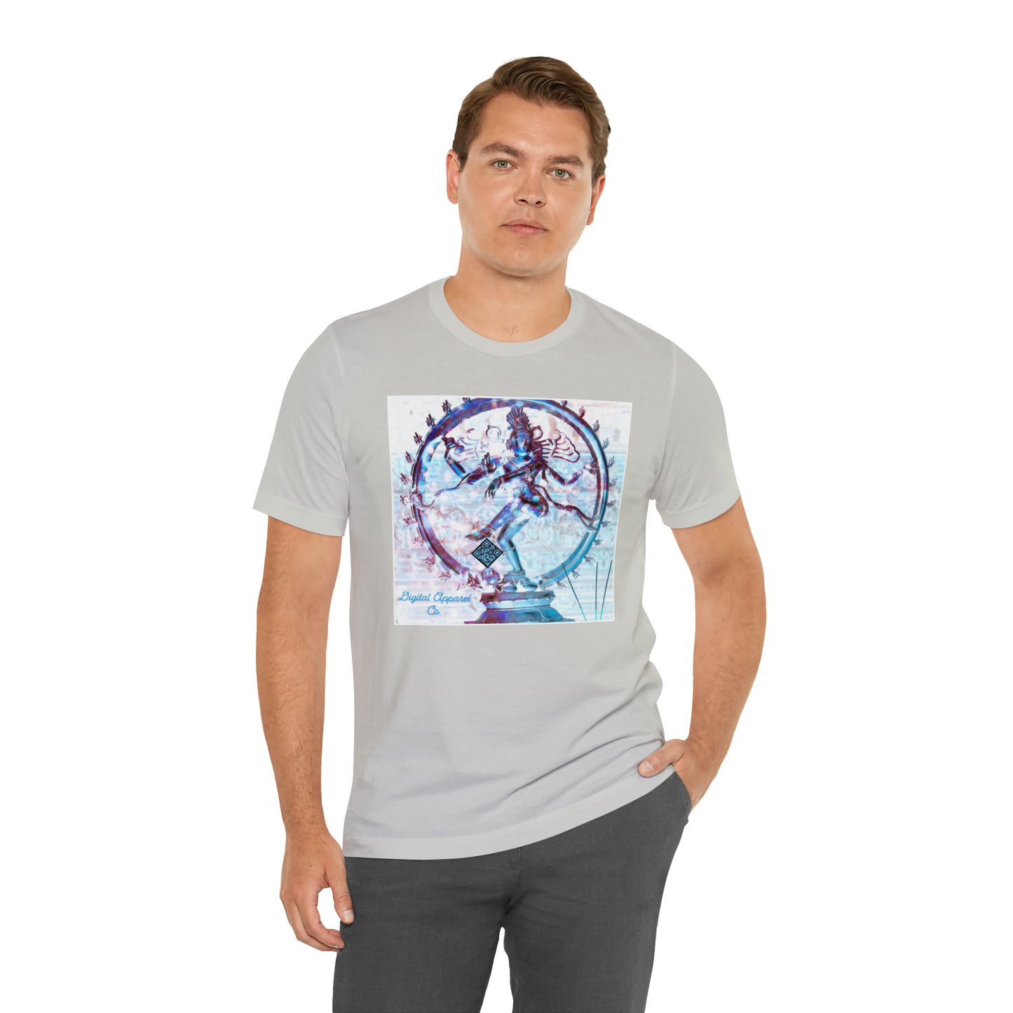 ‘’Shiva Steps’’ Digital Artificially Intelligent Tee Unisex Jersey Short Sleeve Tee