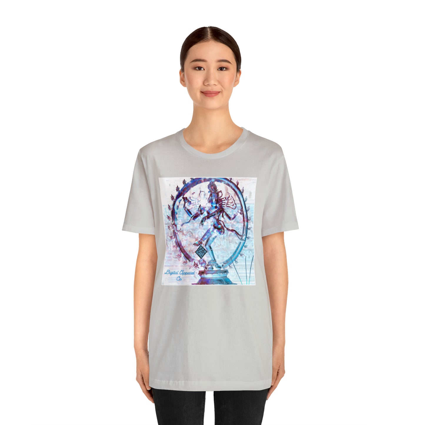 ‘’Shiva Steps’’ Digital Artificially Intelligent Tee Unisex Jersey Short Sleeve Tee