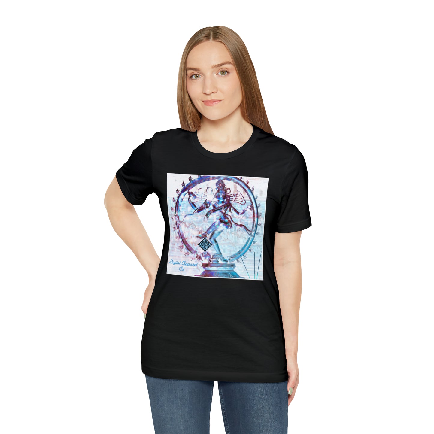 ‘’Shiva Steps’’ Digital Artificially Intelligent Tee Unisex Jersey Short Sleeve Tee