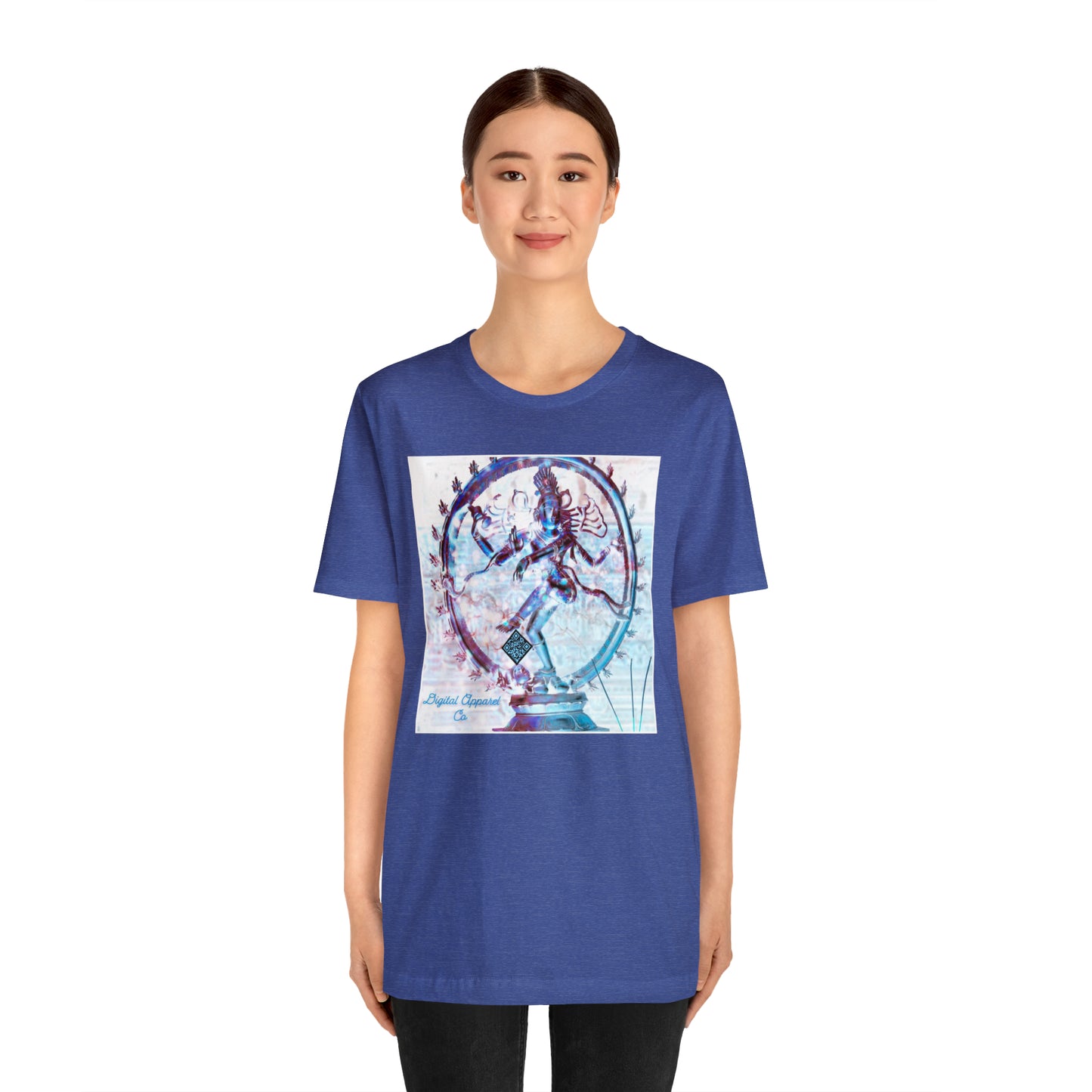 ‘’Shiva Steps’’ Digital Artificially Intelligent Tee Unisex Jersey Short Sleeve Tee