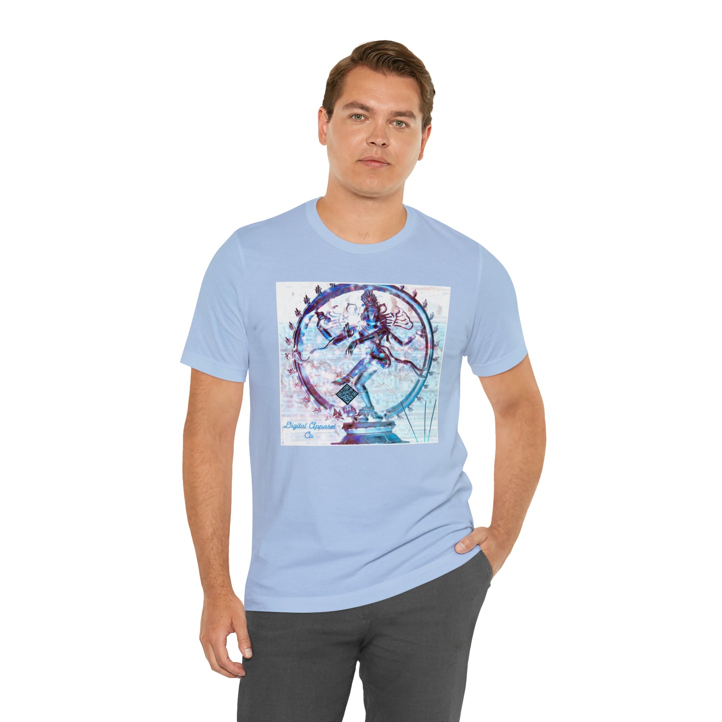 ‘’Shiva Steps’’ Digital Artificially Intelligent Tee Unisex Jersey Short Sleeve Tee