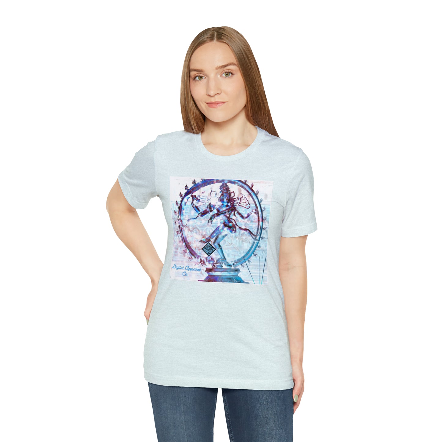 ‘’Shiva Steps’’ Digital Artificially Intelligent Tee Unisex Jersey Short Sleeve Tee