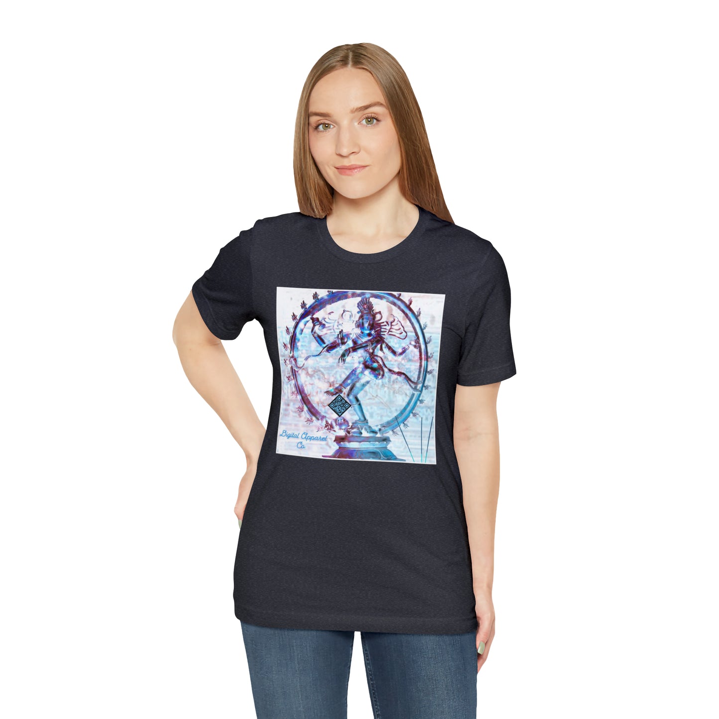 ‘’Shiva Steps’’ Digital Artificially Intelligent Tee Unisex Jersey Short Sleeve Tee