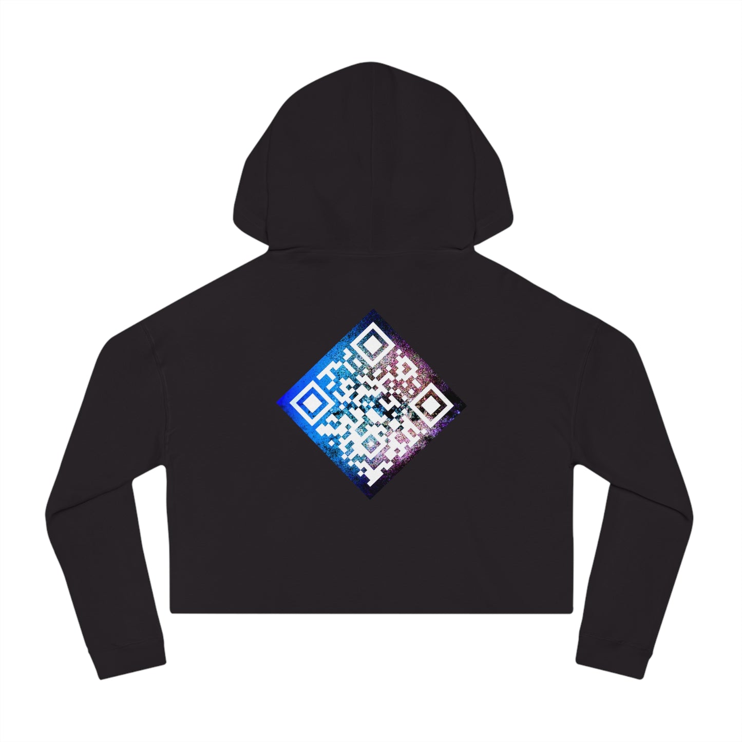Women’s Digital Cropped Hooded Sweatshirt