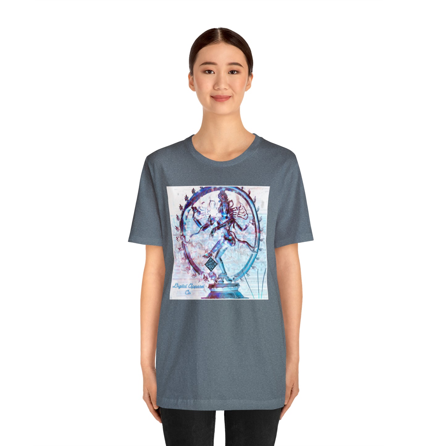 ‘’Shiva Steps’’ Digital Artificially Intelligent Tee Unisex Jersey Short Sleeve Tee