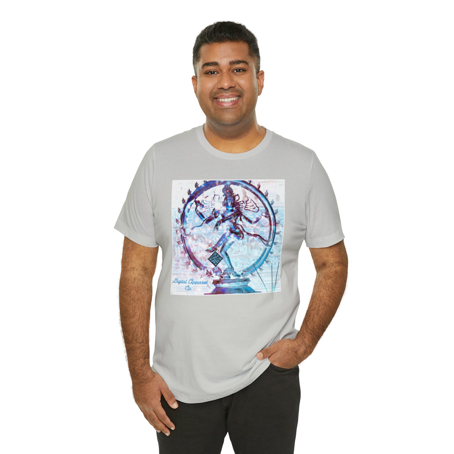 ‘’Shiva Steps’’ Digital Artificially Intelligent Tee Unisex Jersey Short Sleeve Tee