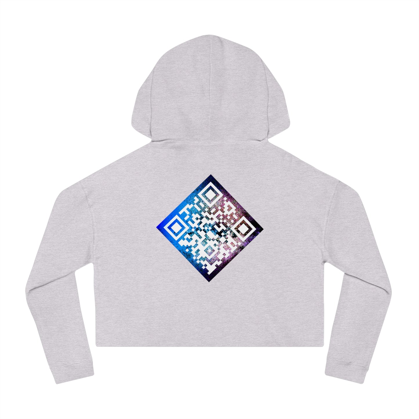 Women’s Digital Cropped Hooded Sweatshirt