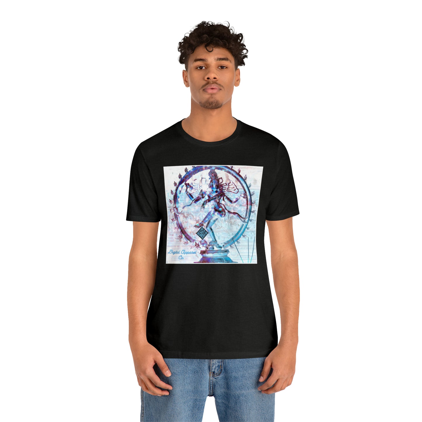 ‘’Shiva Steps’’ Digital Artificially Intelligent Tee Unisex Jersey Short Sleeve Tee
