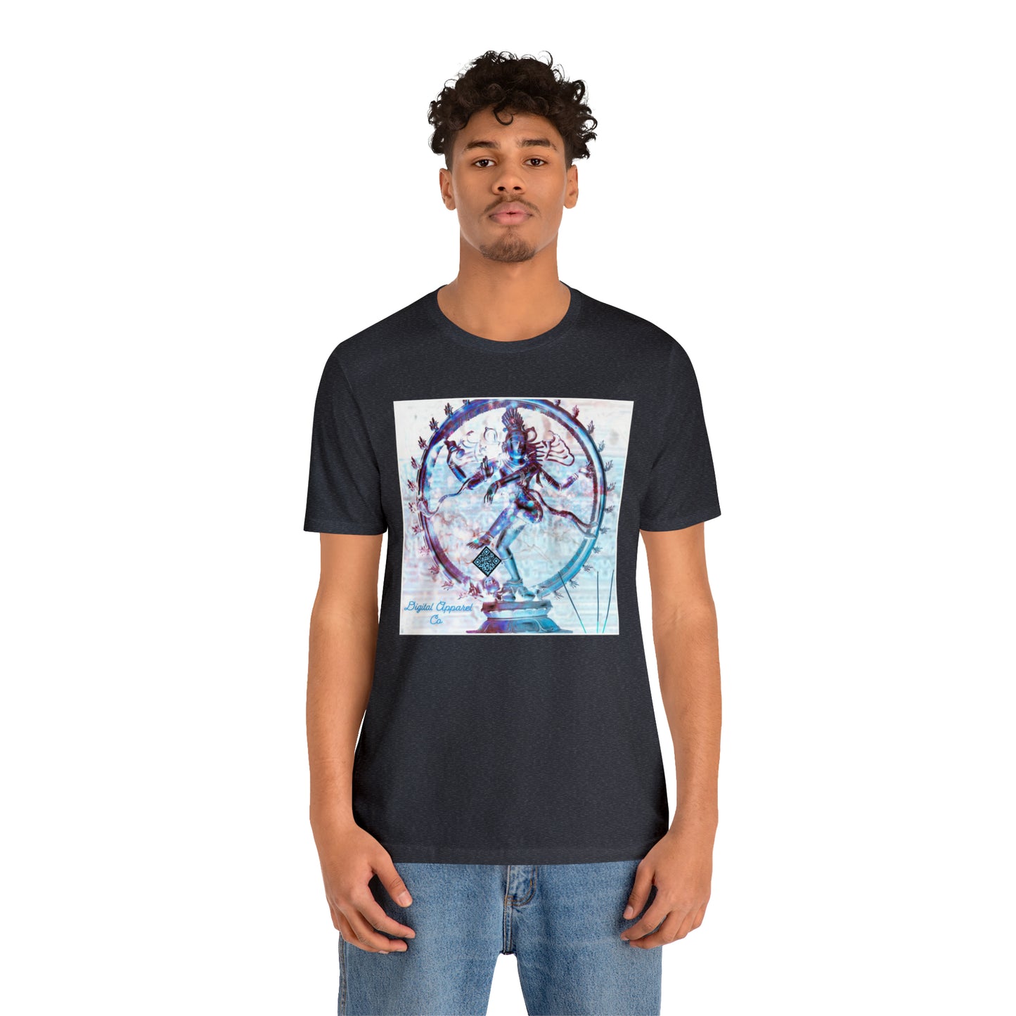 ‘’Shiva Steps’’ Digital Artificially Intelligent Tee Unisex Jersey Short Sleeve Tee
