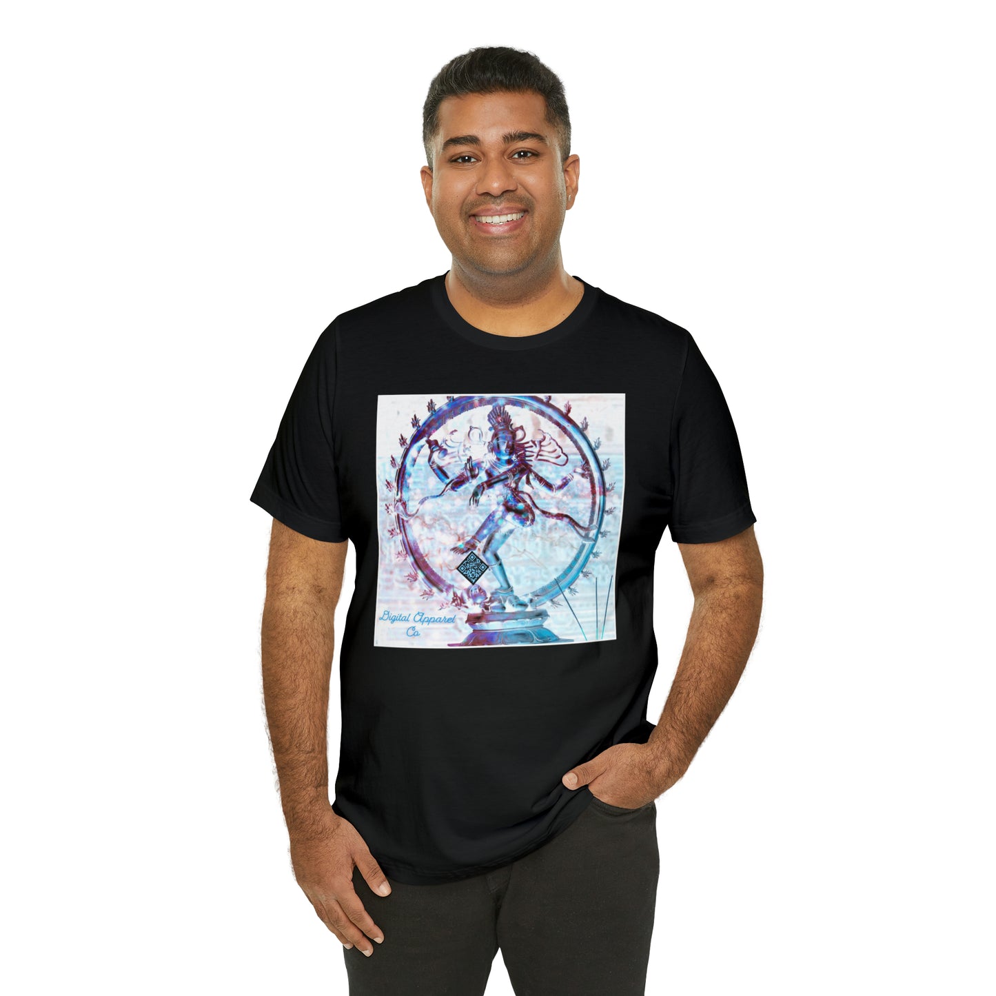 ‘’Shiva Steps’’ Digital Artificially Intelligent Tee Unisex Jersey Short Sleeve Tee