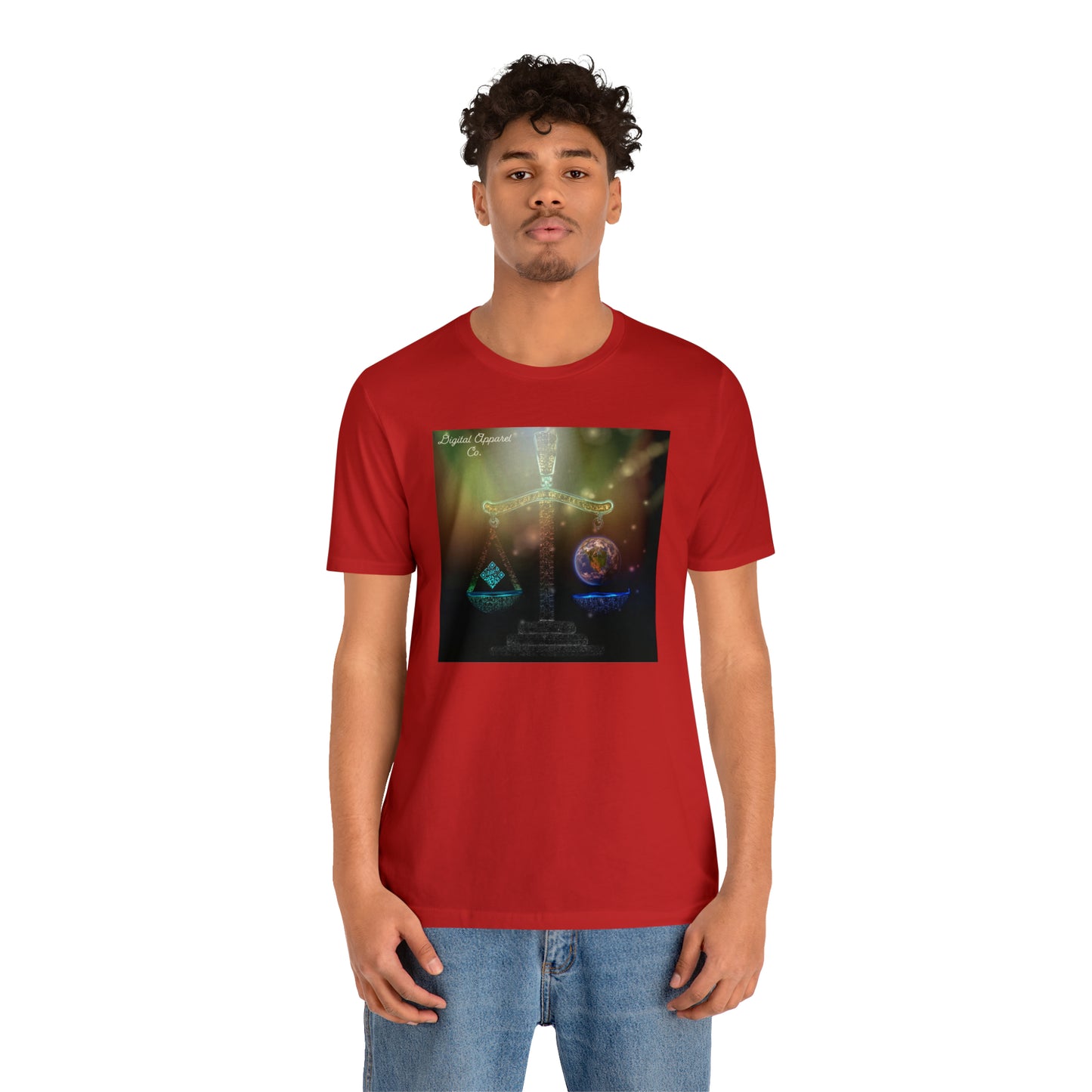 The “Balance” Digital Unisex Jersey Short Sleeve Tee