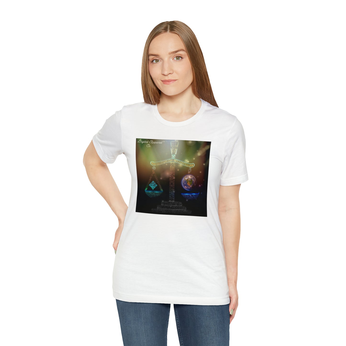 The “Balance” Digital Unisex Jersey Short Sleeve Tee