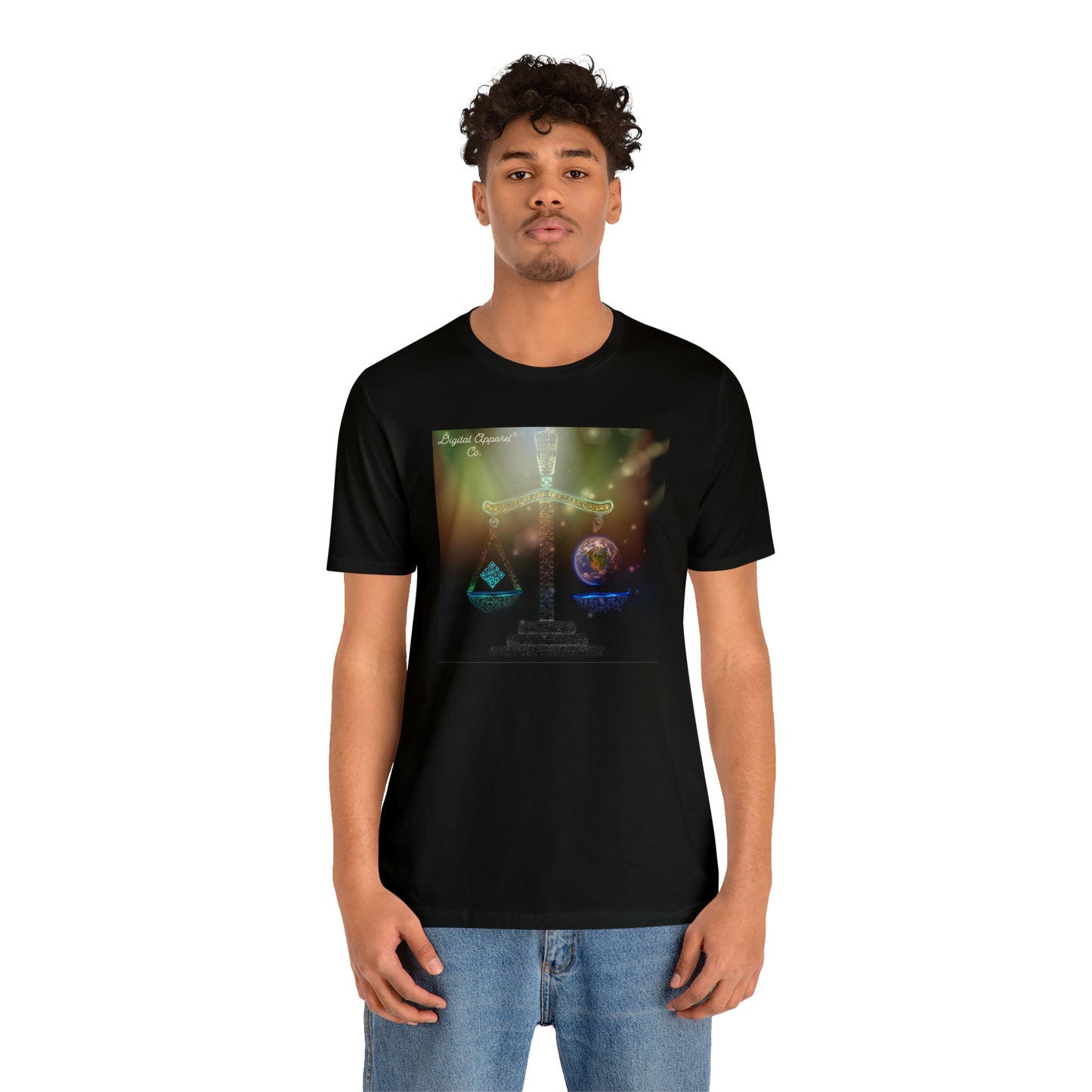 The “Balance” Digital Unisex Jersey Short Sleeve Tee