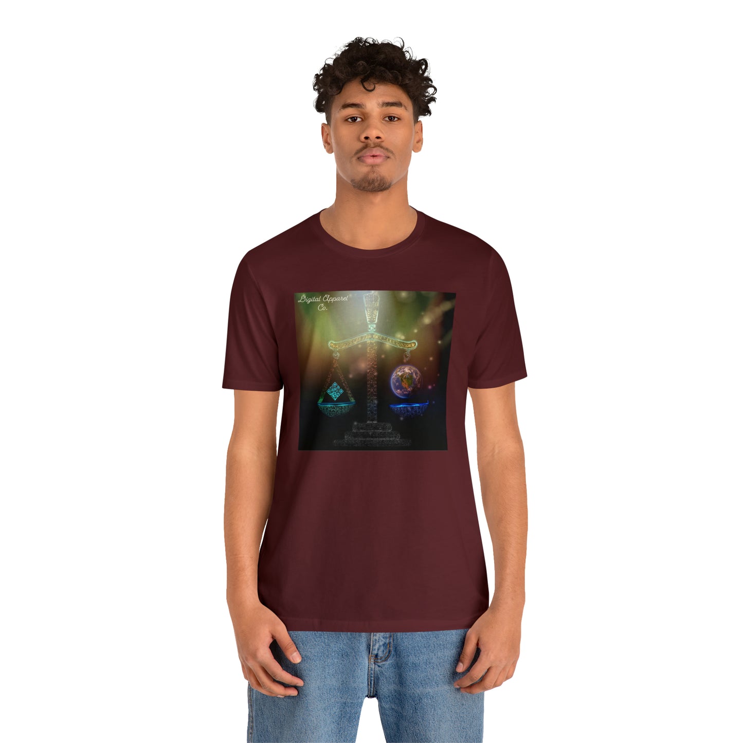 The “Balance” Digital Unisex Jersey Short Sleeve Tee