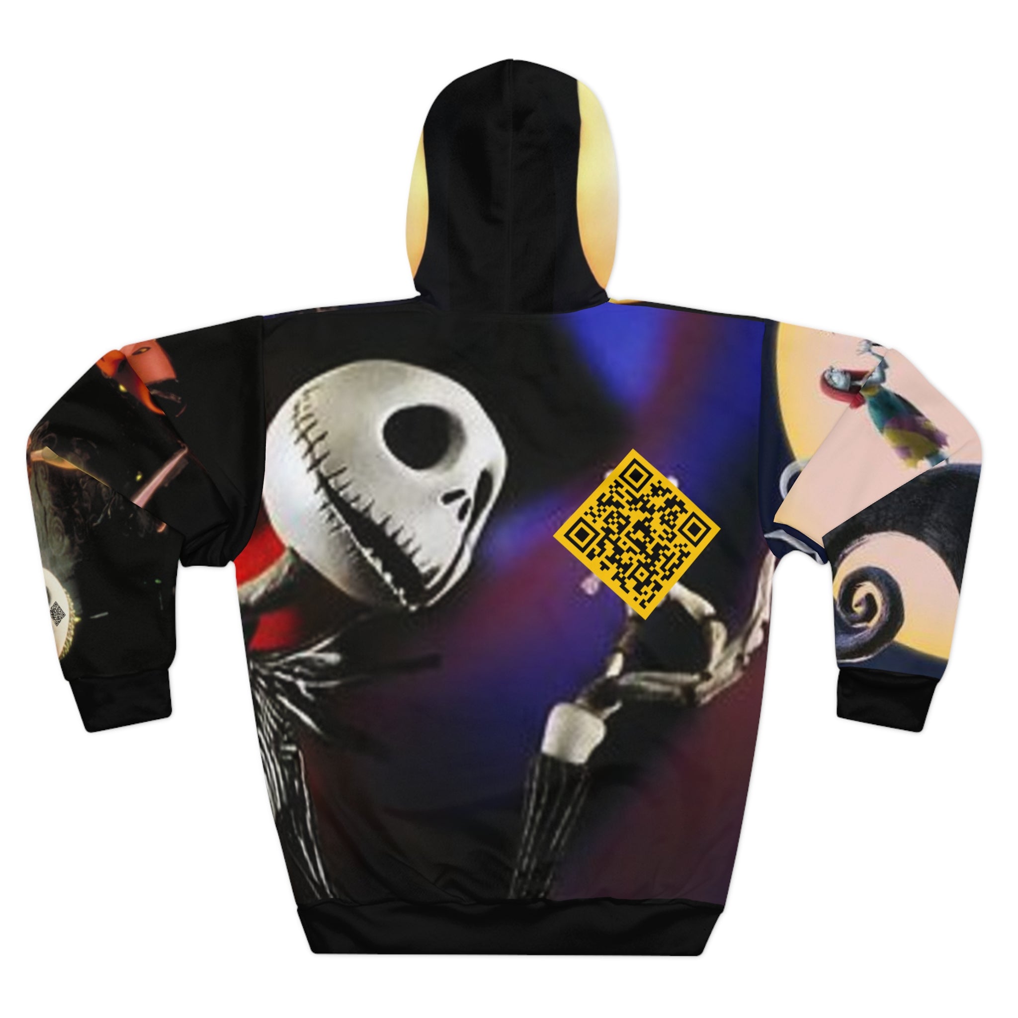 Digital Tribute Nightmare Before Christmas Unisex Pullover Hoodie (AOP)