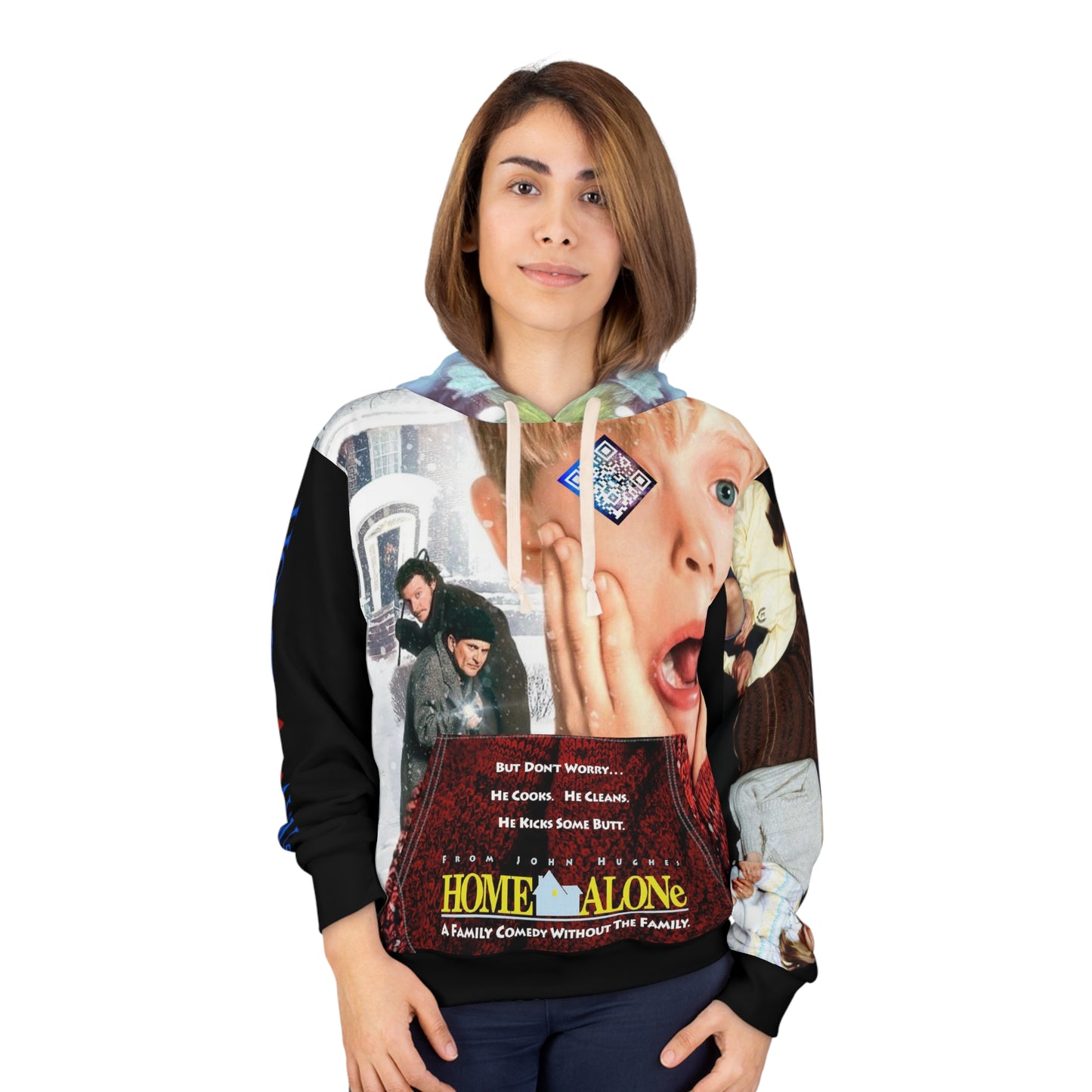 Home Alone Digital Tribute Unisex Pullover Hoodie (AOP)