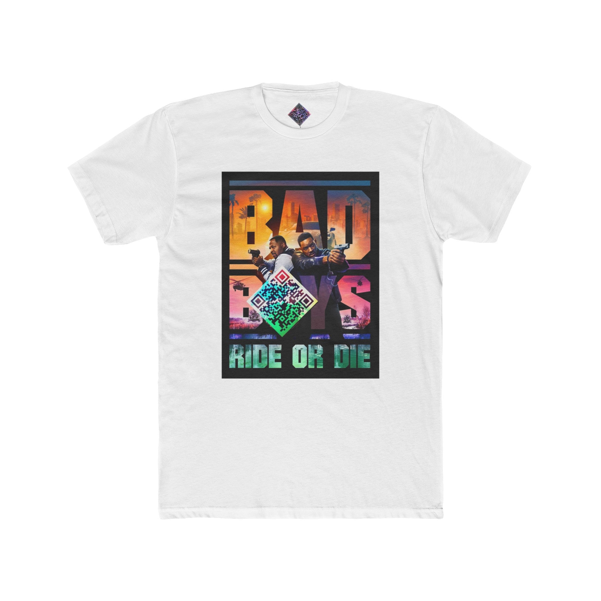 Digital Bad Boys Ride or Die Movie Trailer Tribute Crew Tee