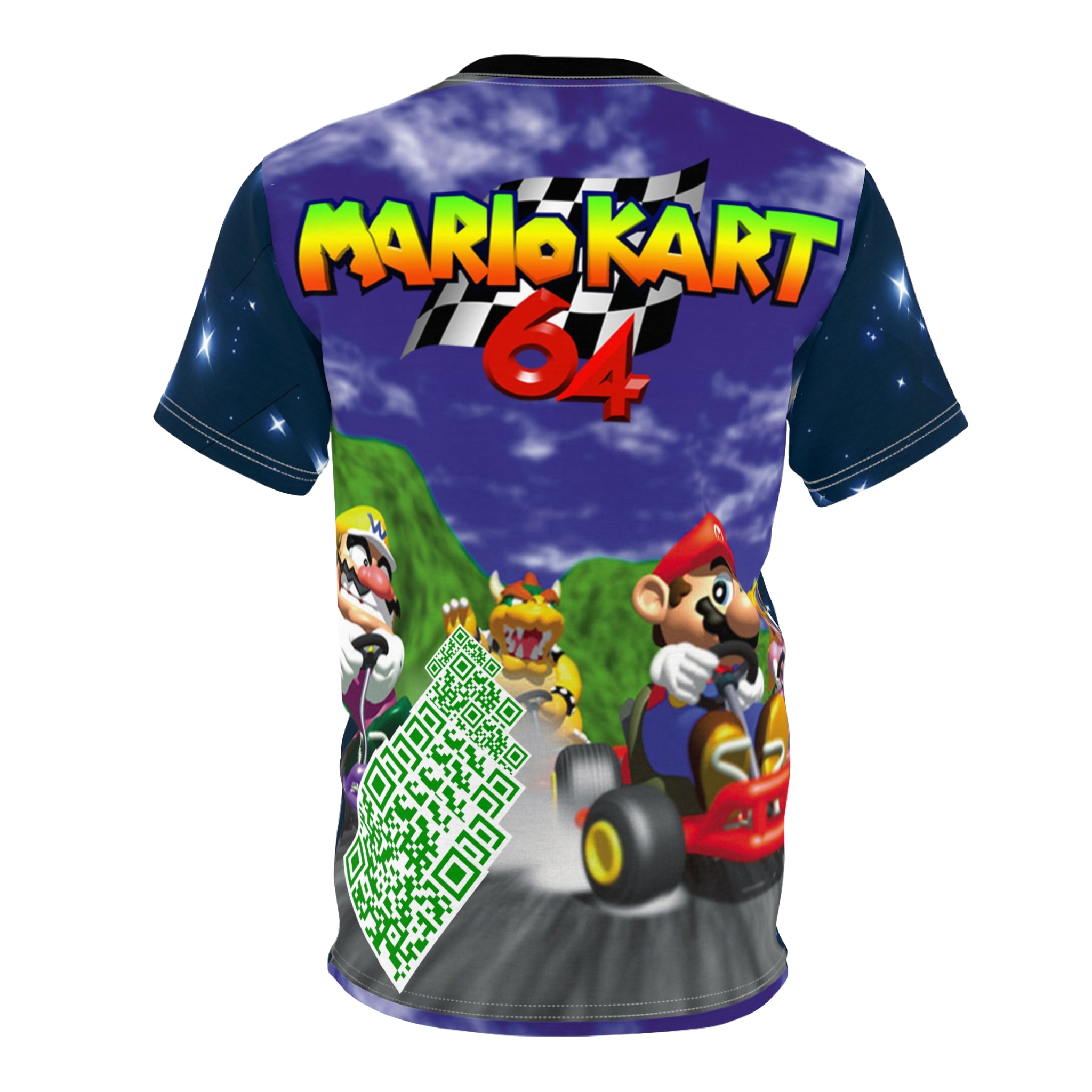 Digital Mario Kart 64 Retro Gaming Experience Tribute Tee