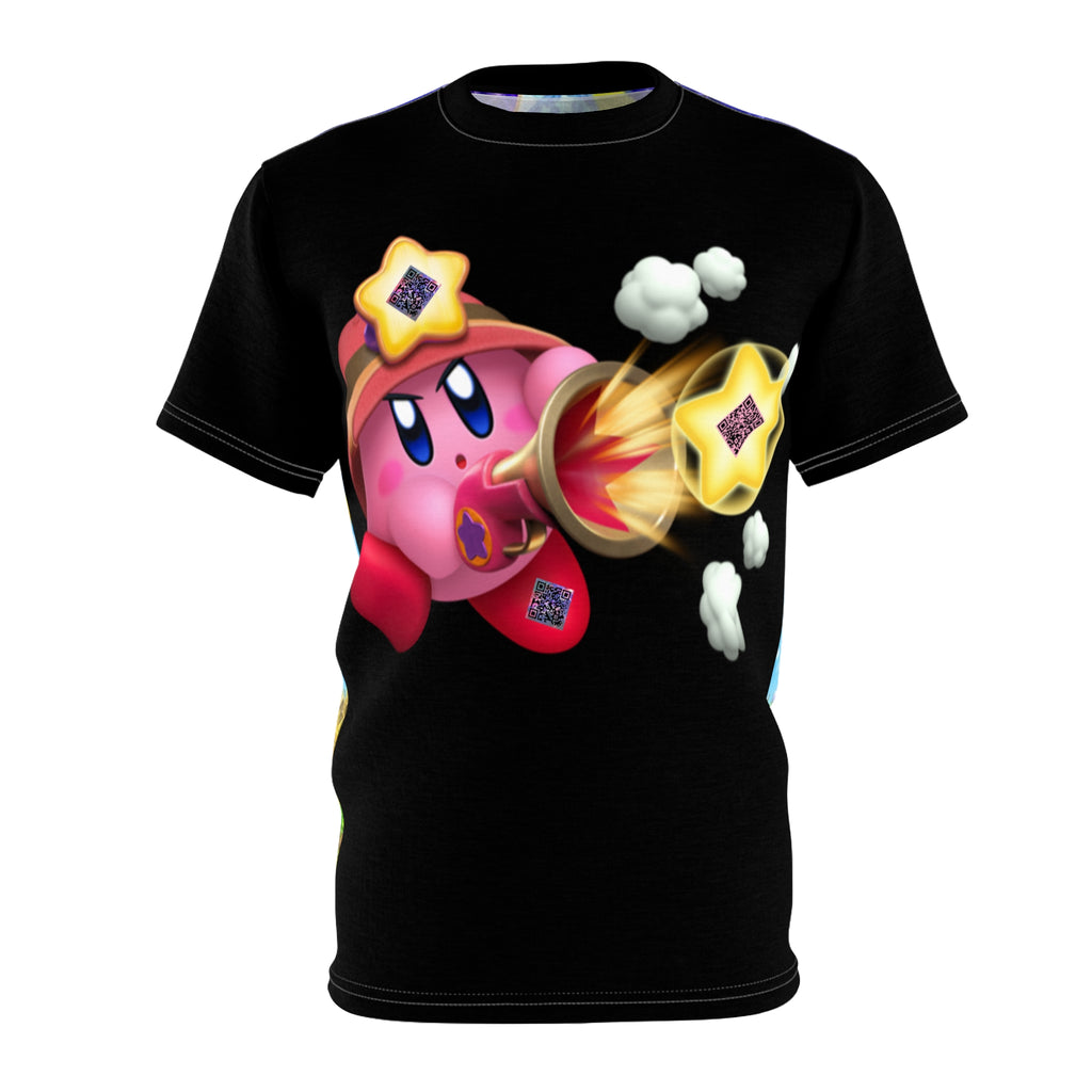 Digital Kirby Retro Gaming Adventure Tribute Unisex Tee