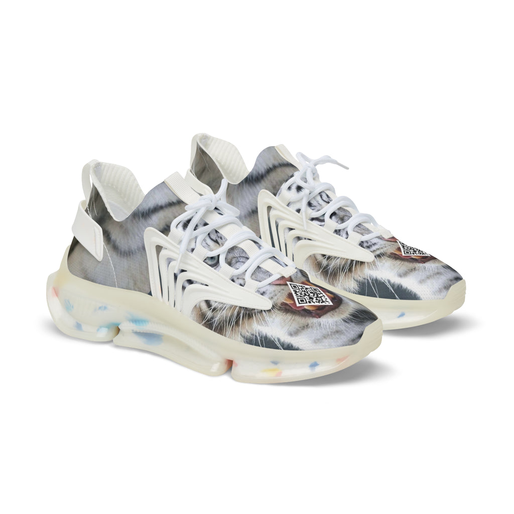 A.I. D-1 White Tiger Strike Men's Digital Mesh Sneakers