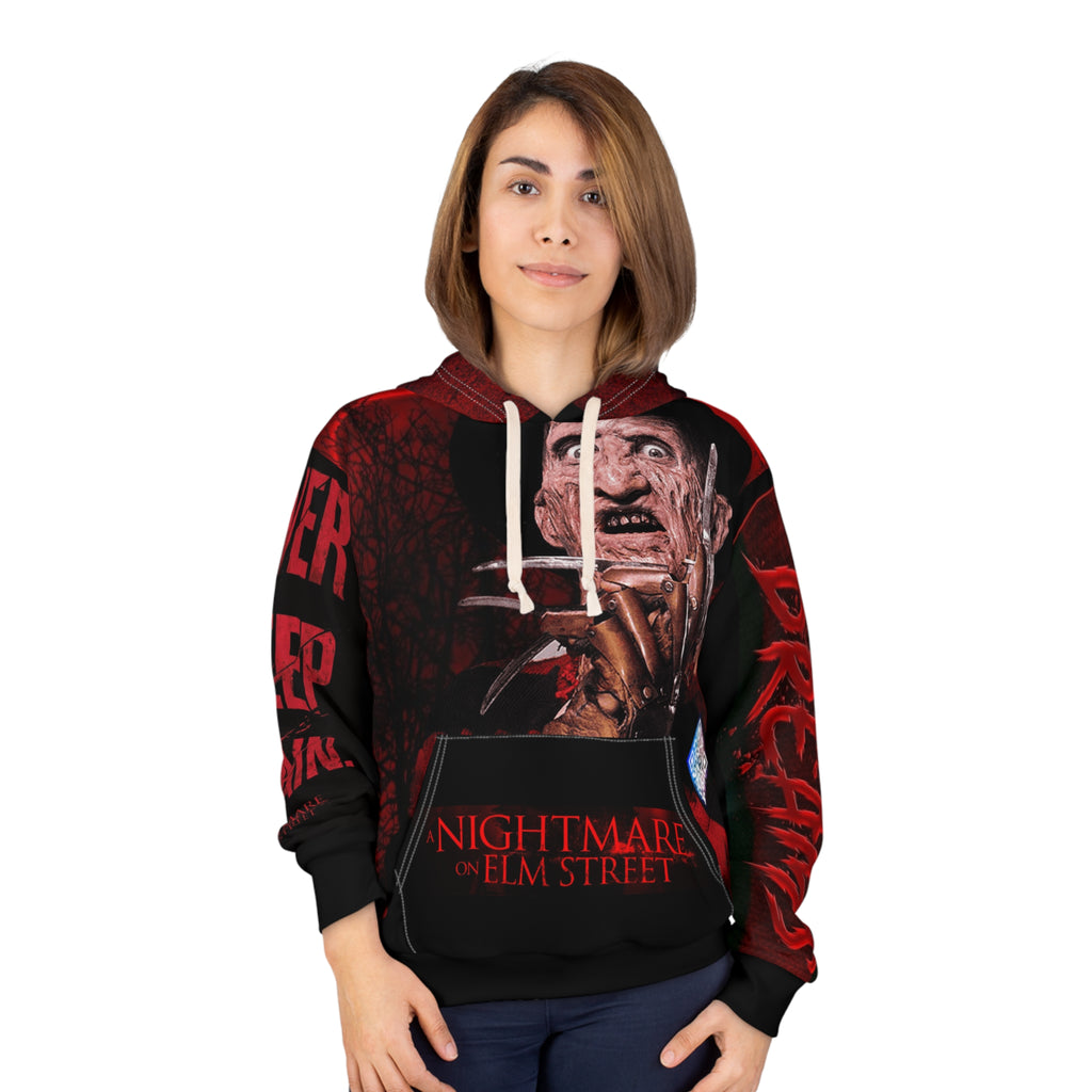 Freddy Krueger Digital Nightmare Unisex Pullover Hoodie (AOP)