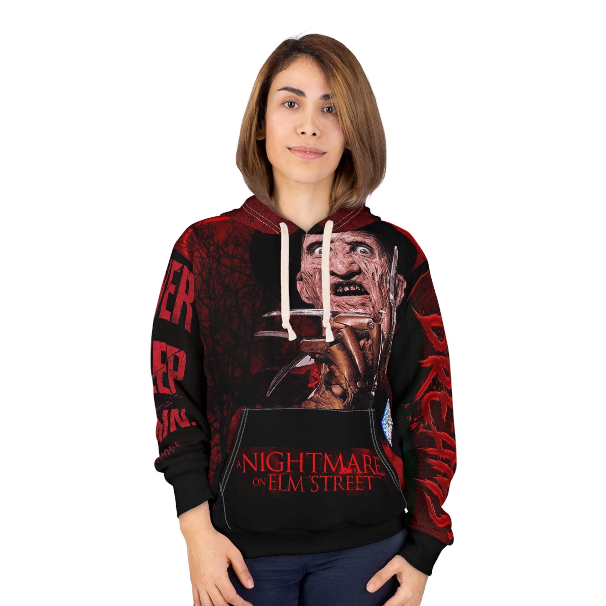 Freddy Krueger Digital Nightmare Unisex Pullover Hoodie (AOP)