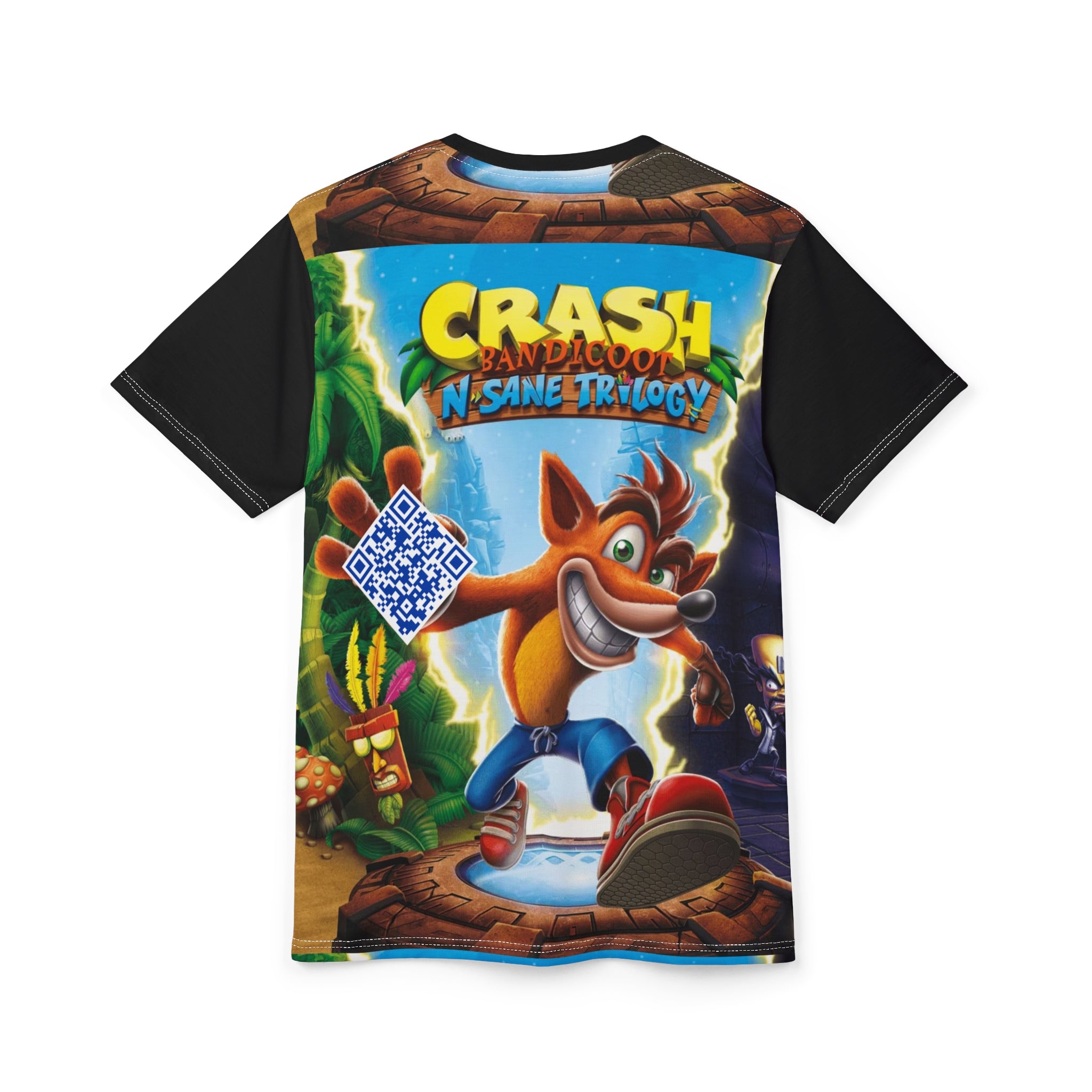 Digital Tribute Retro Gaming Unisex Tee - Crash Bandicoot Graphic T-Shirt