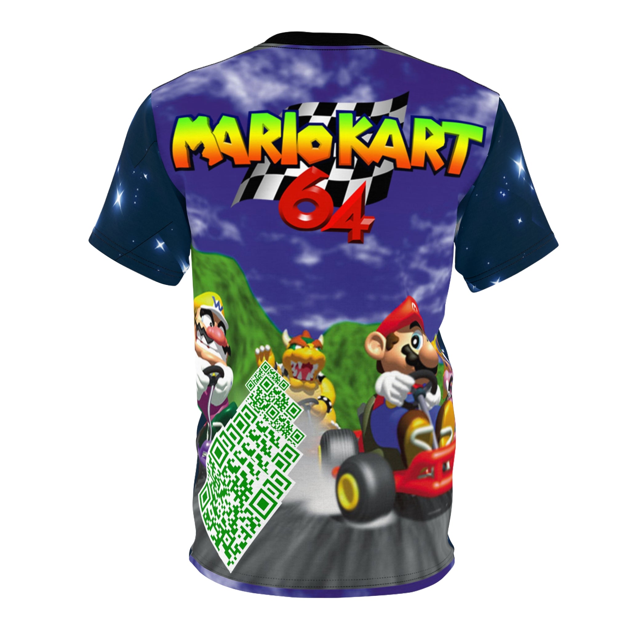 Digital Mario Kart 64 Retro Gaming Experience Tribute Tee