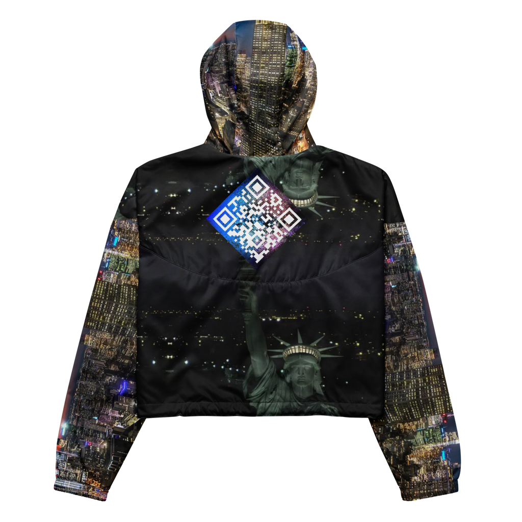 New York Custom City Line Cropped Digital Track jacket