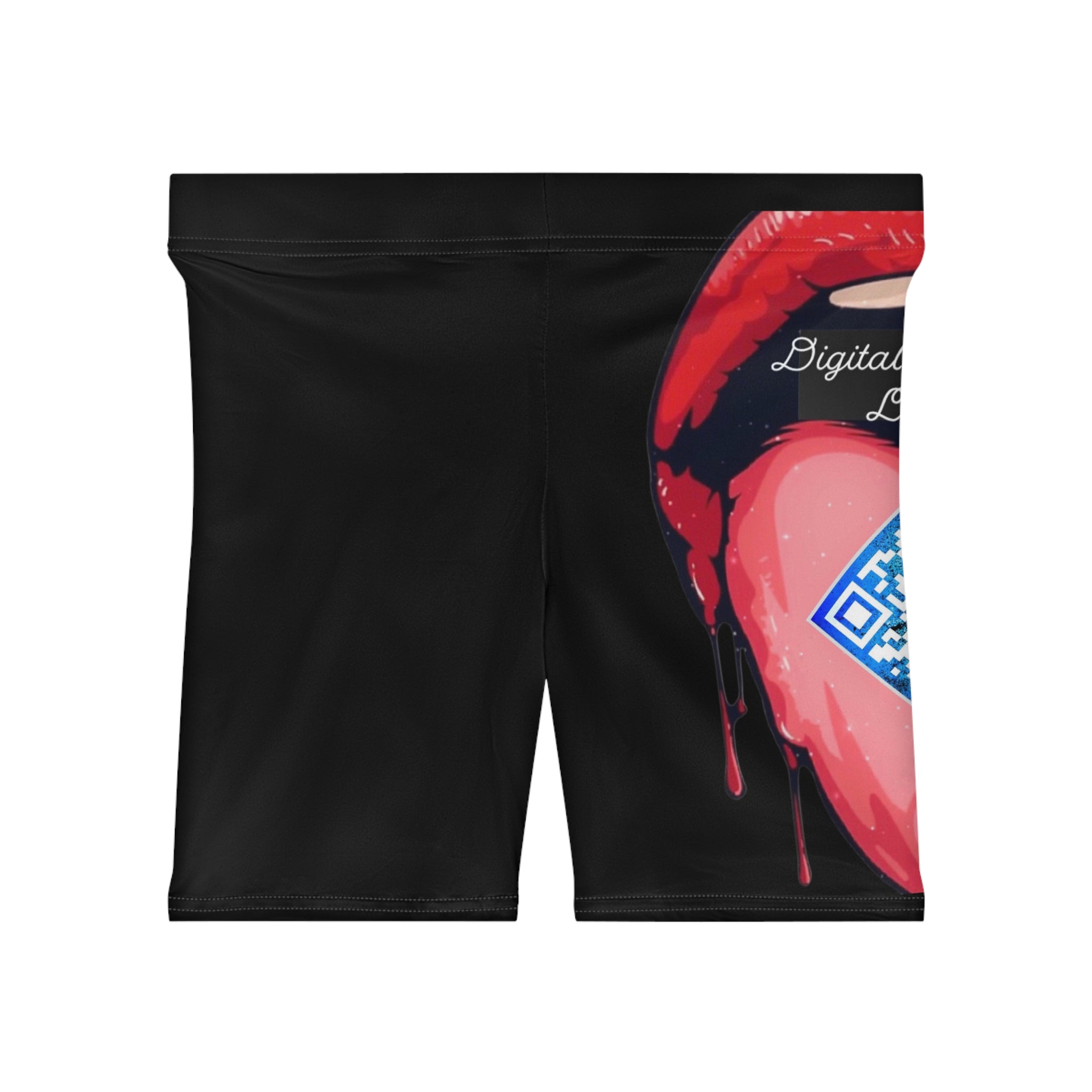 AI Digital Women's Biker Shorts (AOP)