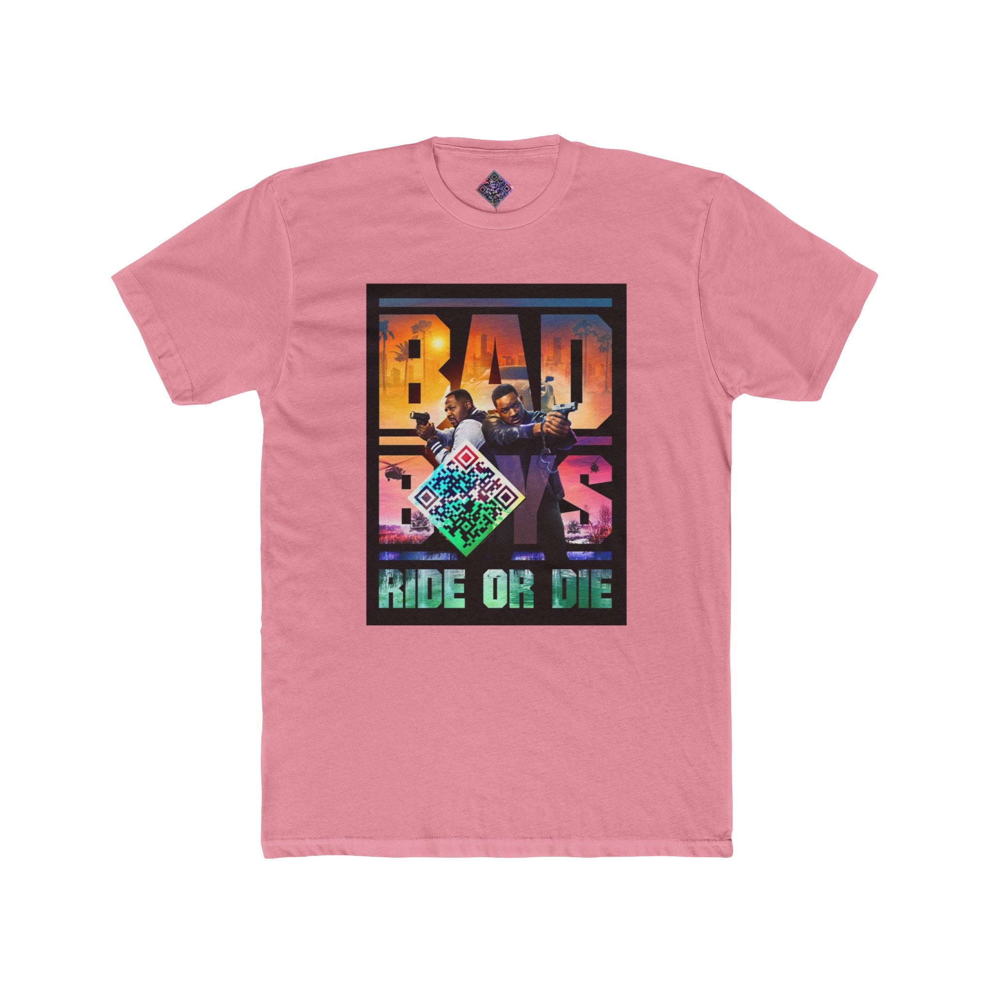Digital Bad Boys Ride or Die Movie Trailer Tribute Crew Tee