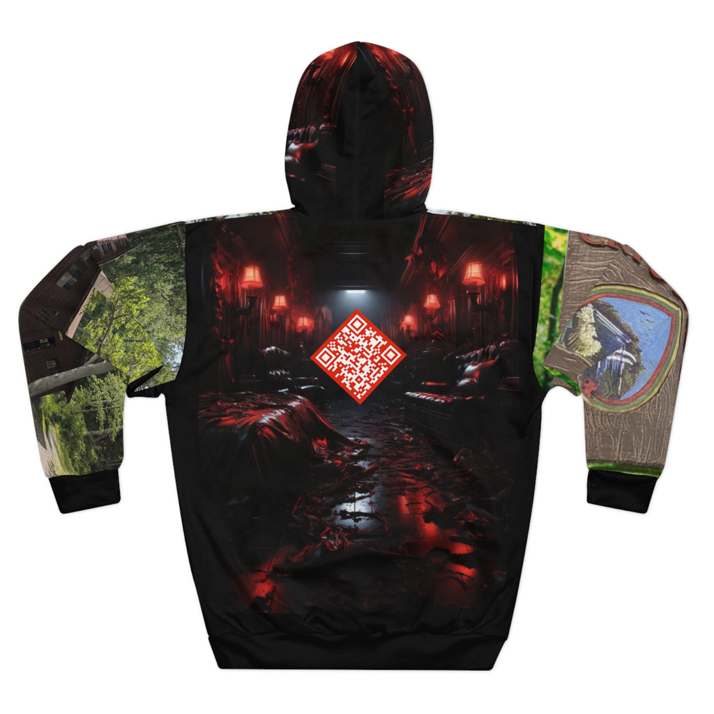 Voorhees Digital Unisex Pullover Hoodie (AOP)