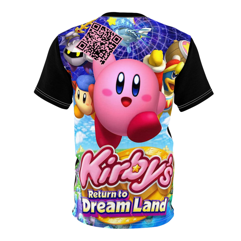 Digital Kirby Retro Gaming Adventure Tribute Unisex Tee
