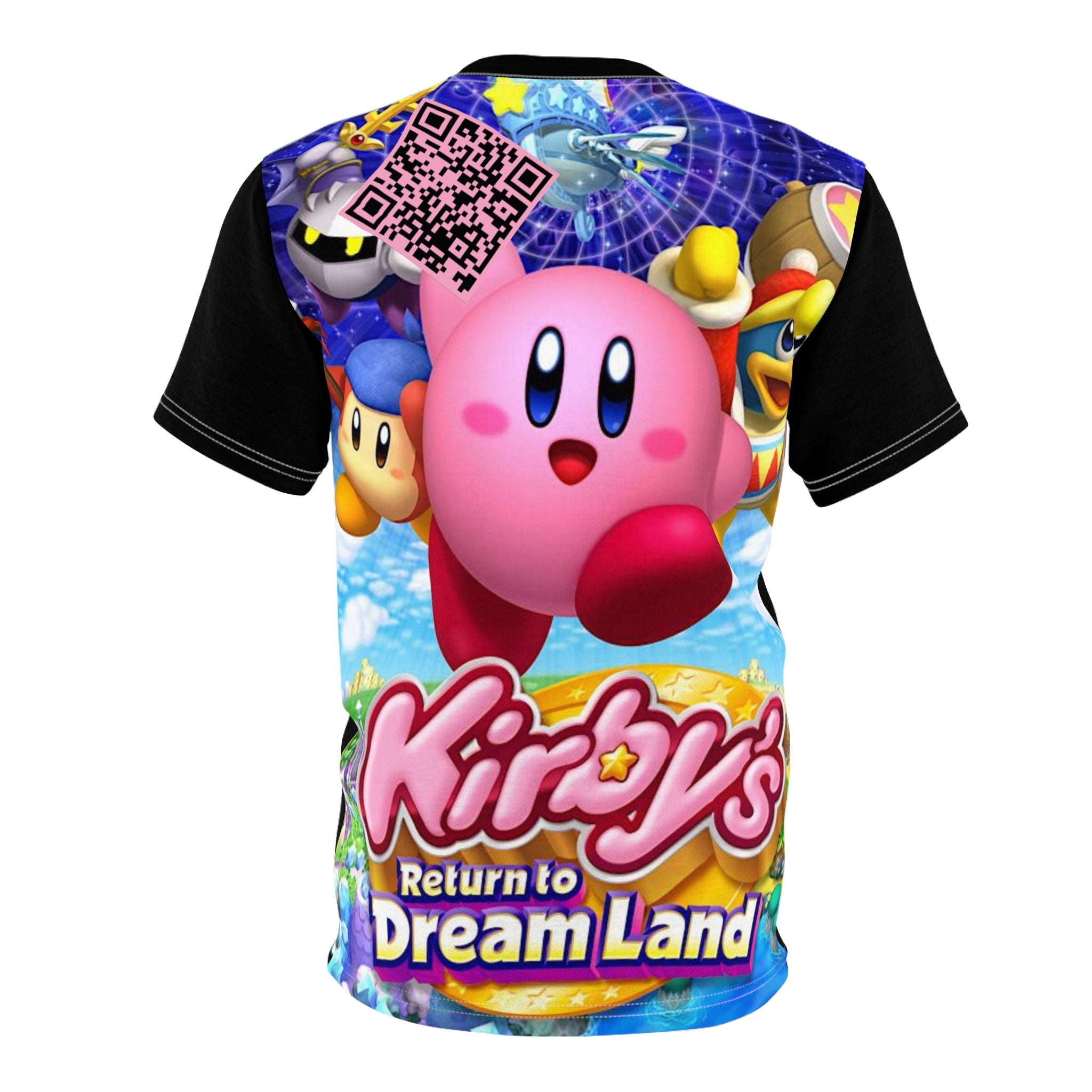Digital Kirby Retro Gaming Adventure Tribute Unisex Tee
