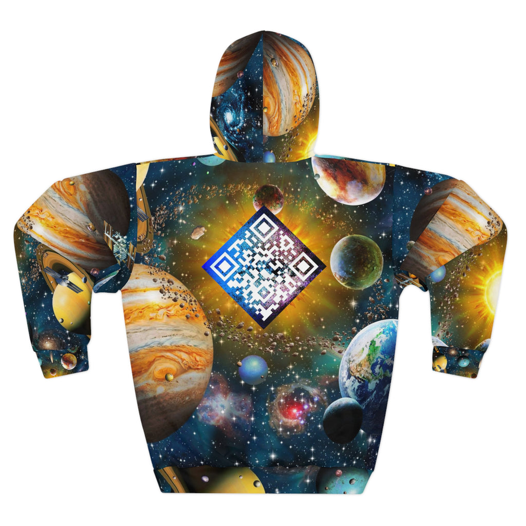 A.I. Galaxy Unisex Digital Pullover Hoodie (AOP)