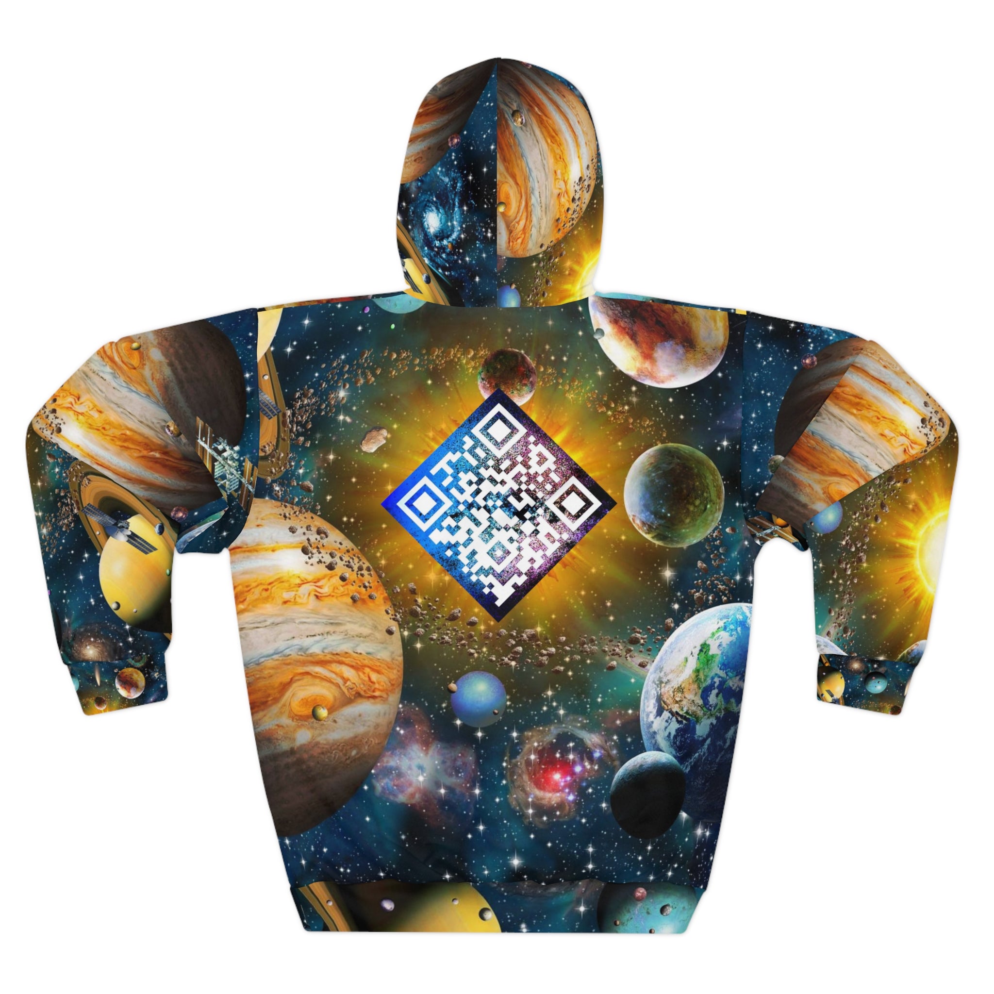 A.I. Galaxy Unisex Digital Pullover Hoodie (AOP)