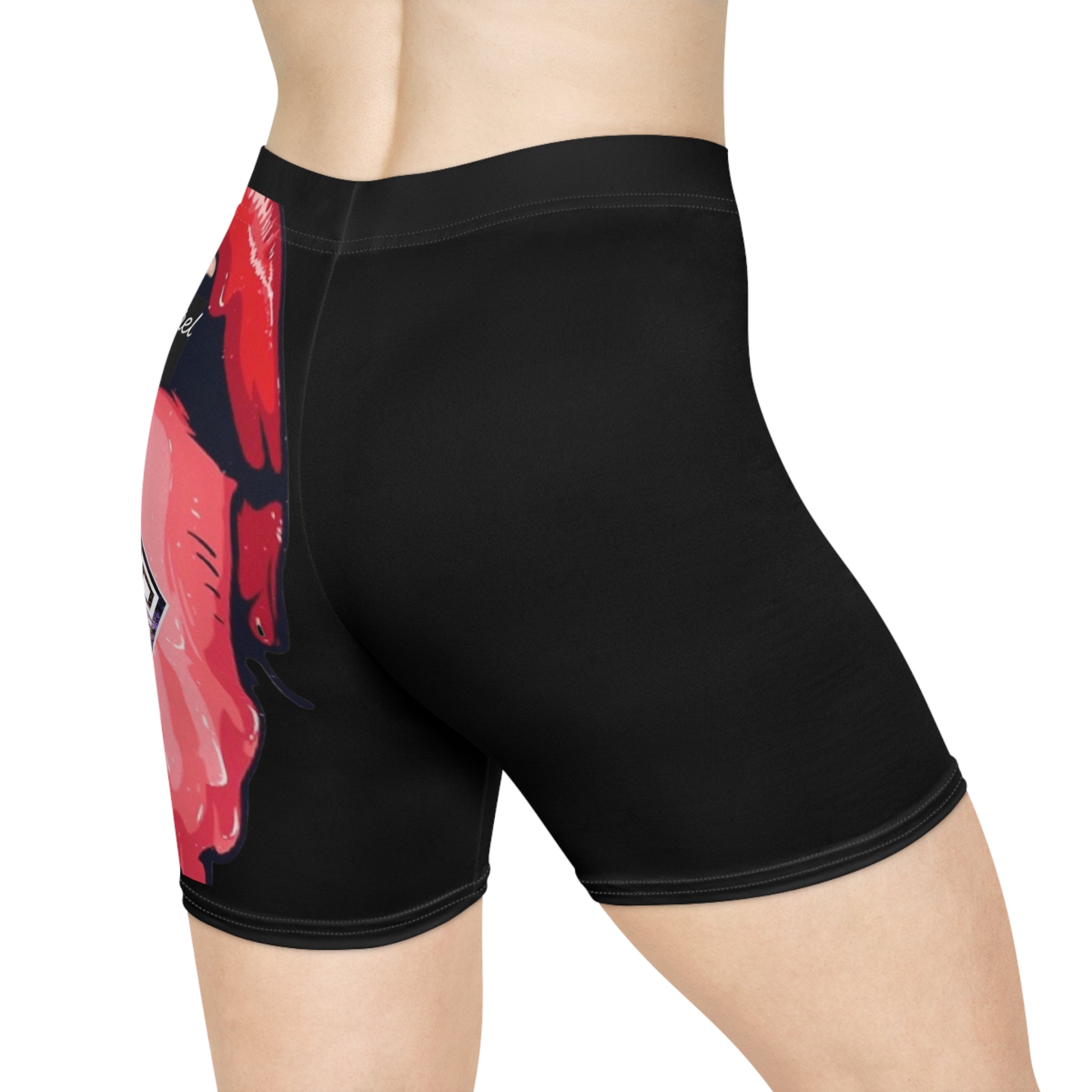 AI Digital Women's Biker Shorts (AOP)