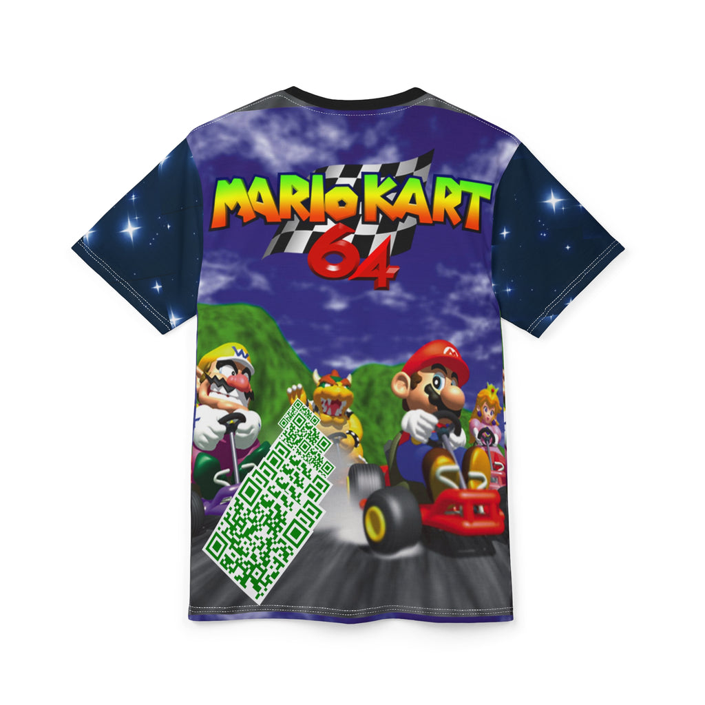 Digital Mario Kart 64 Retro Gaming Experience Tribute Tee