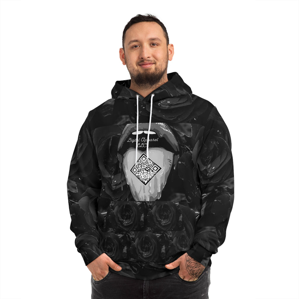Black Edition “Black Rose” Digital Fashion Hoodie (AOP)