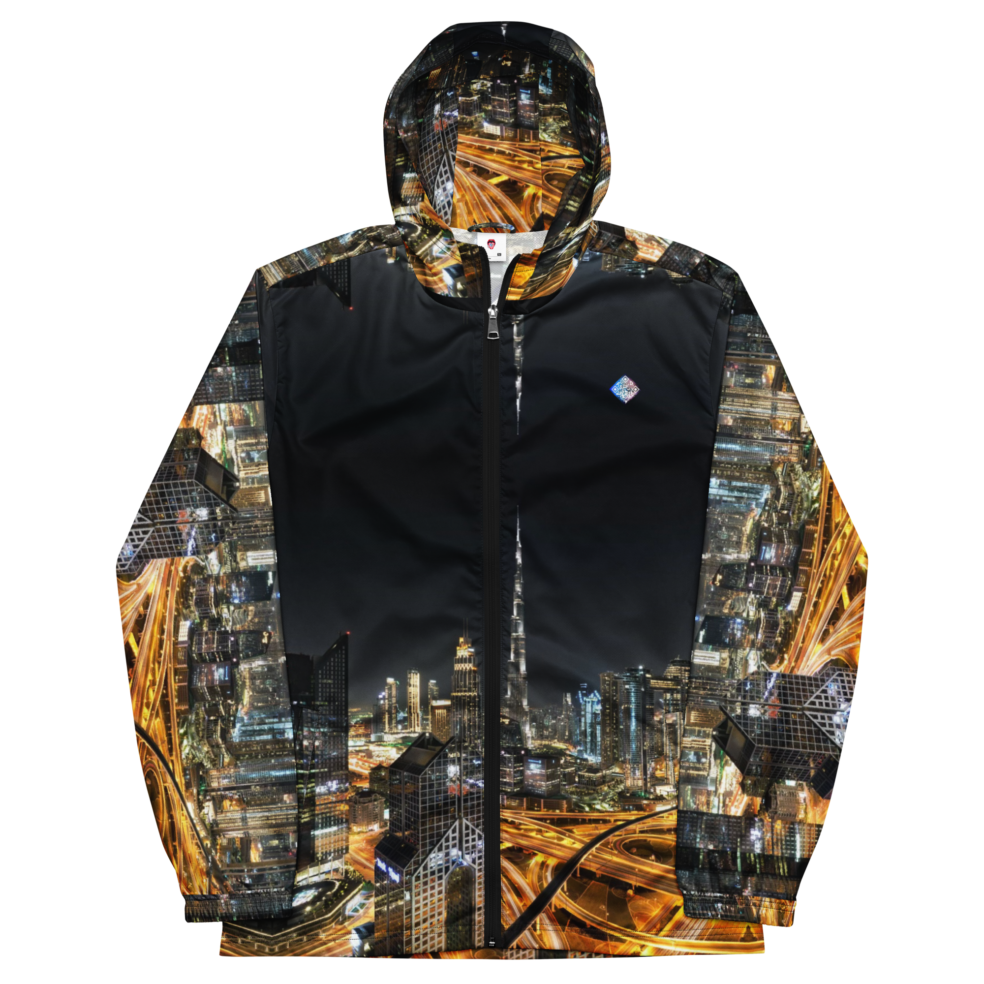 Dubai, United Arab Emirates Custom Skyline Digital Track Jacket