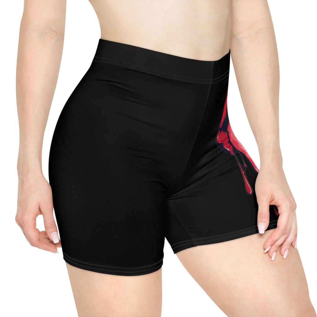 AI Digital Women's Biker Shorts (AOP)