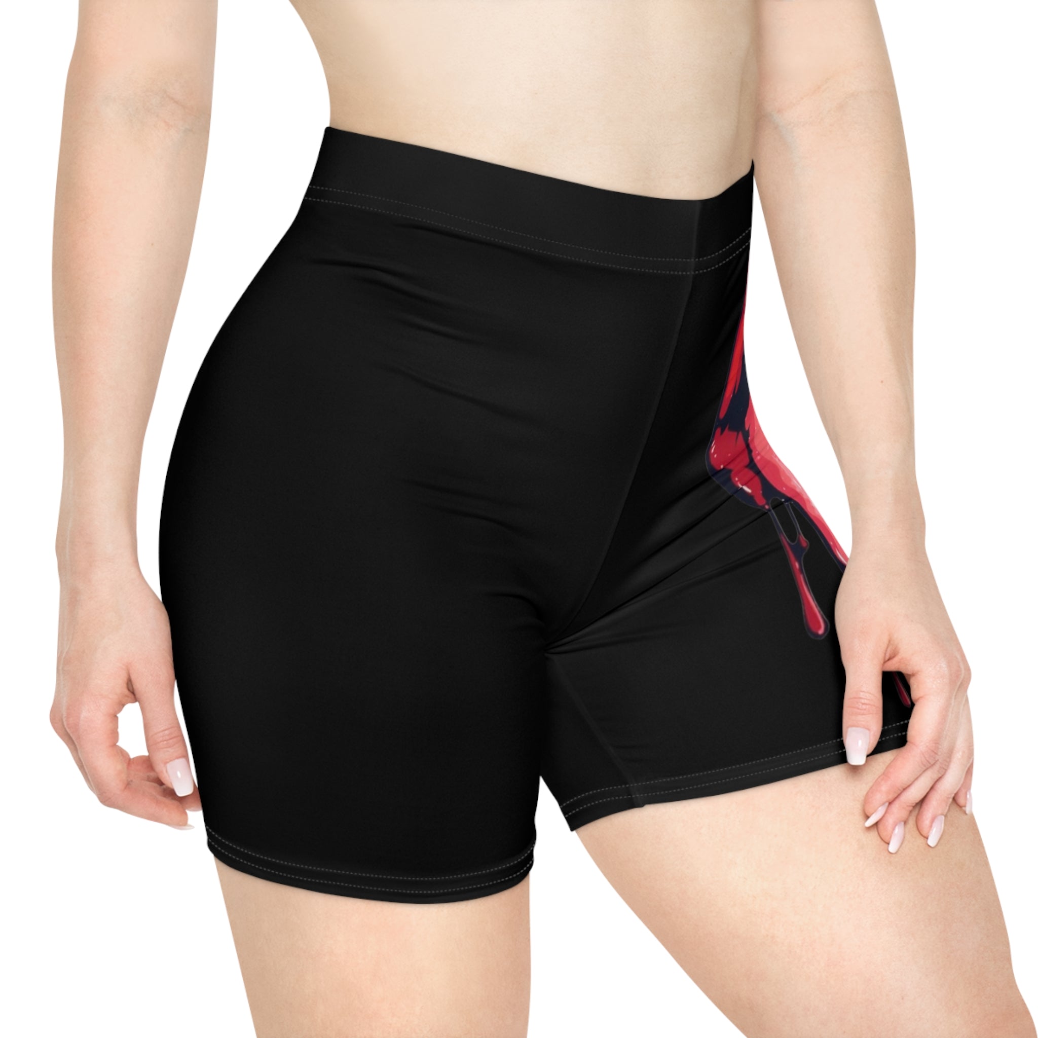AI Digital Women's Biker Shorts (AOP)