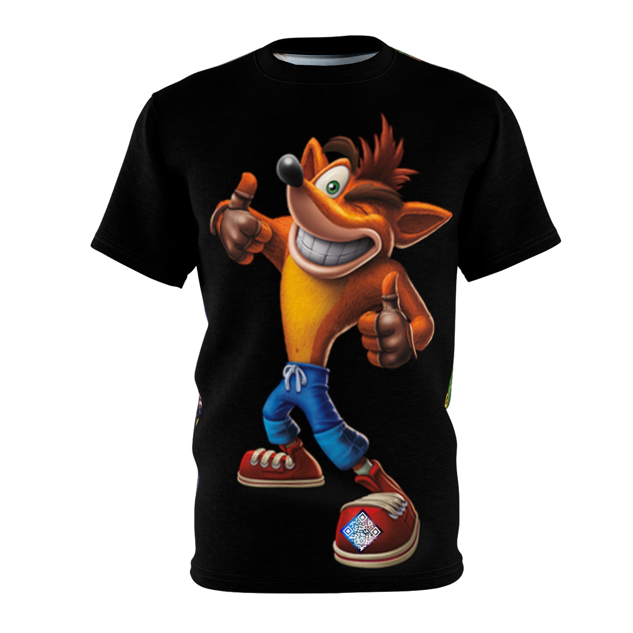 Digital Tribute Retro Gaming Unisex Tee - Crash Bandicoot Graphic T-Shirt