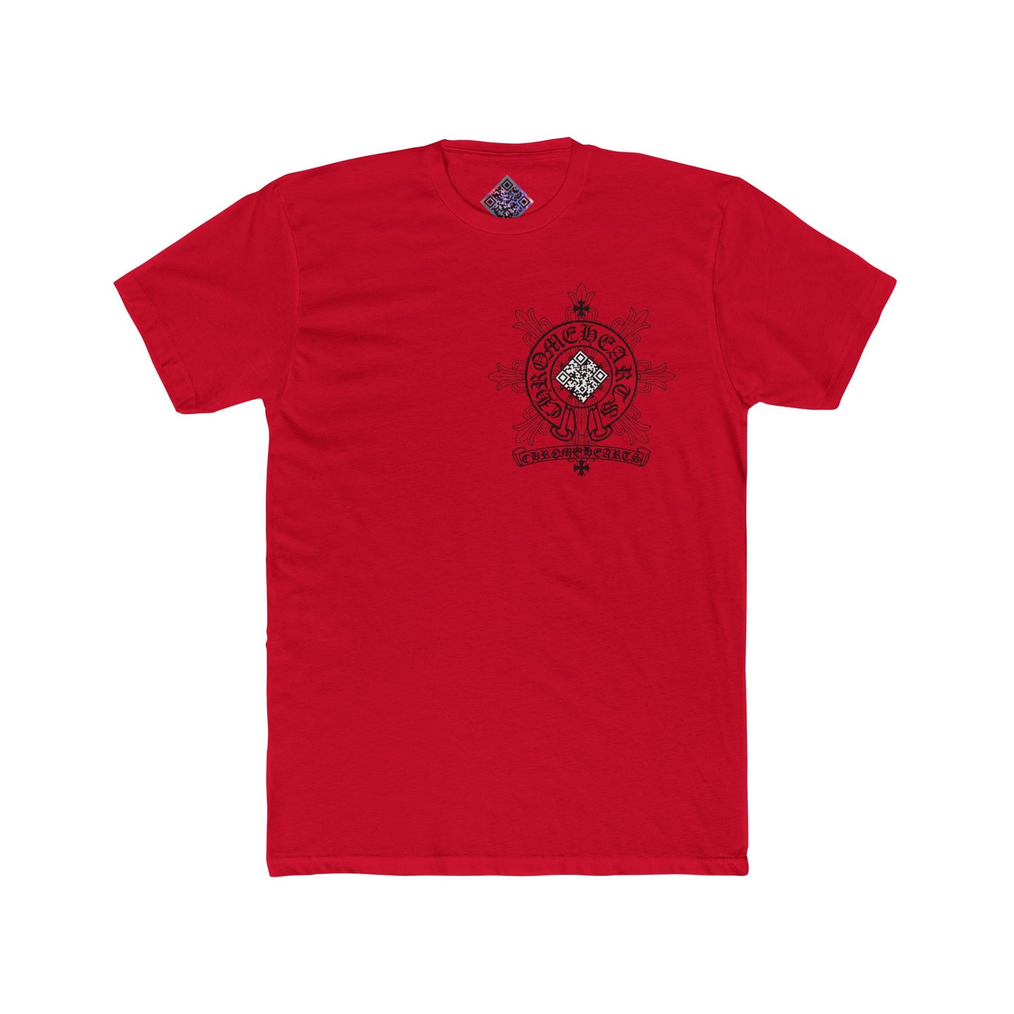 High Fashion Digital Chrome Hearts Tribute Unisex  Crew Tee