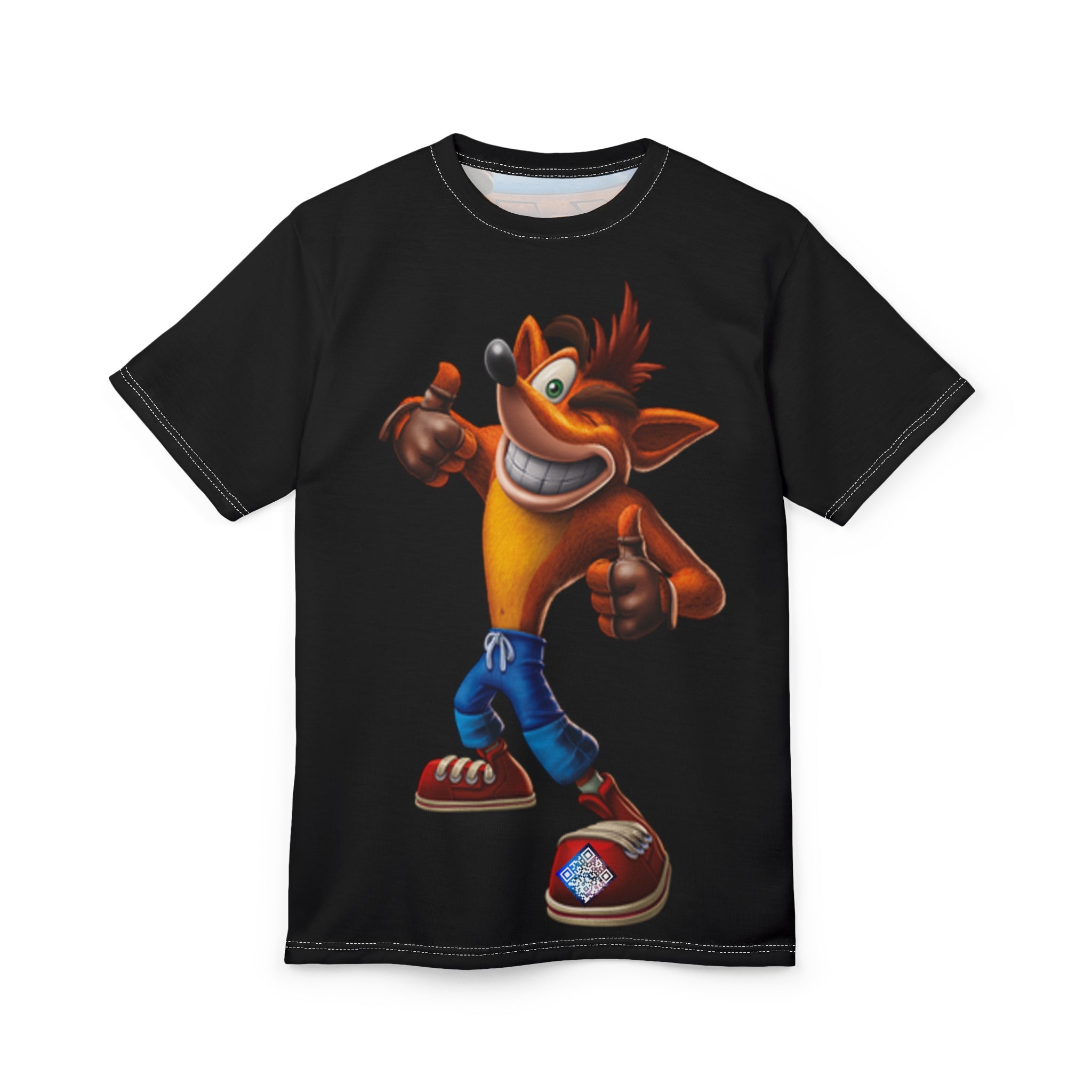 Digital Tribute Retro Gaming Unisex Tee - Crash Bandicoot Graphic T-Shirt