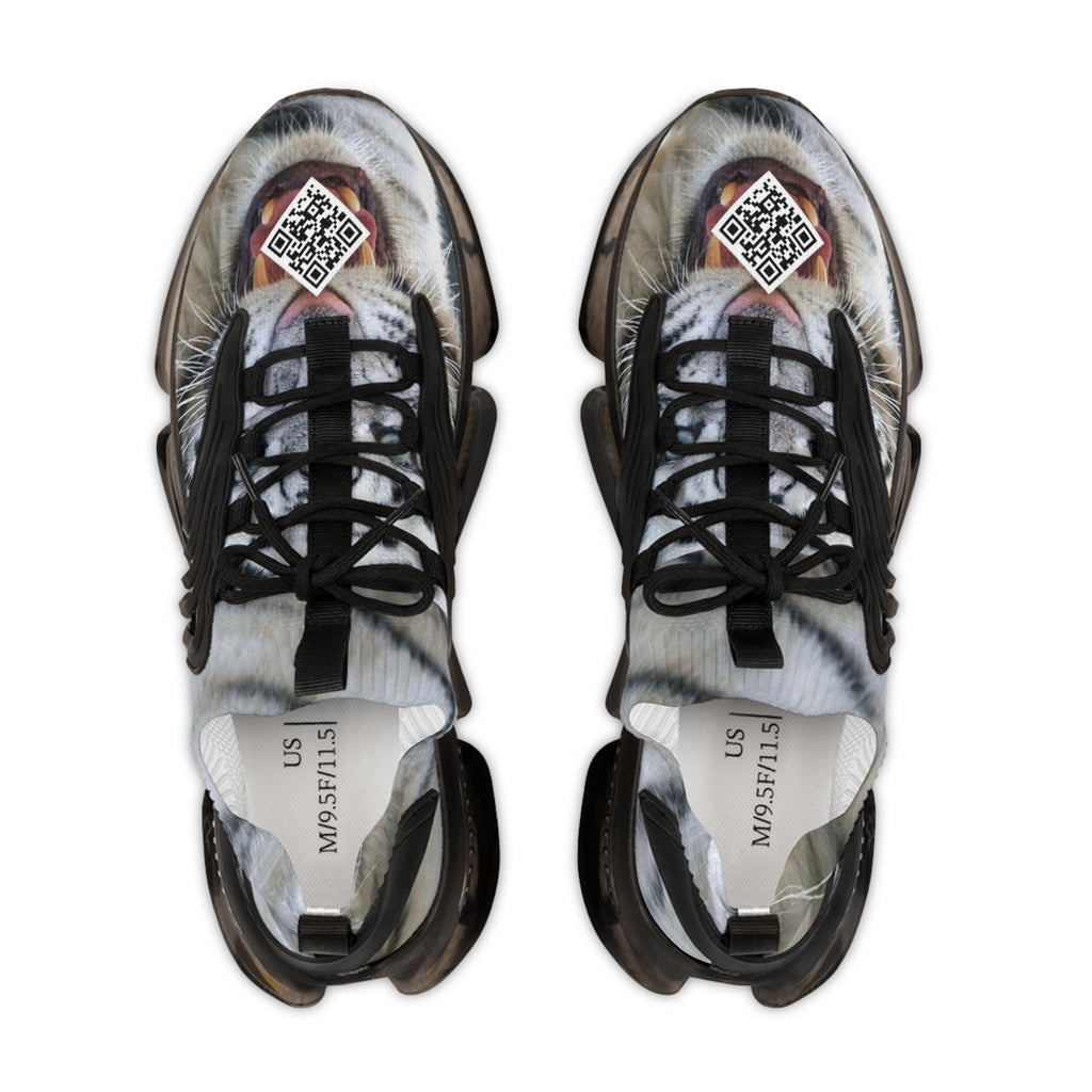 A.I. D-1 White Tiger Strike Men's Digital Mesh Sneakers