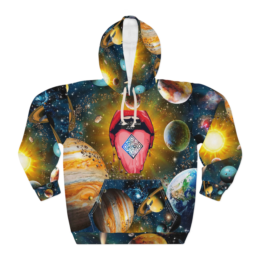 A.I. Galaxy Unisex Digital Pullover Hoodie (AOP)