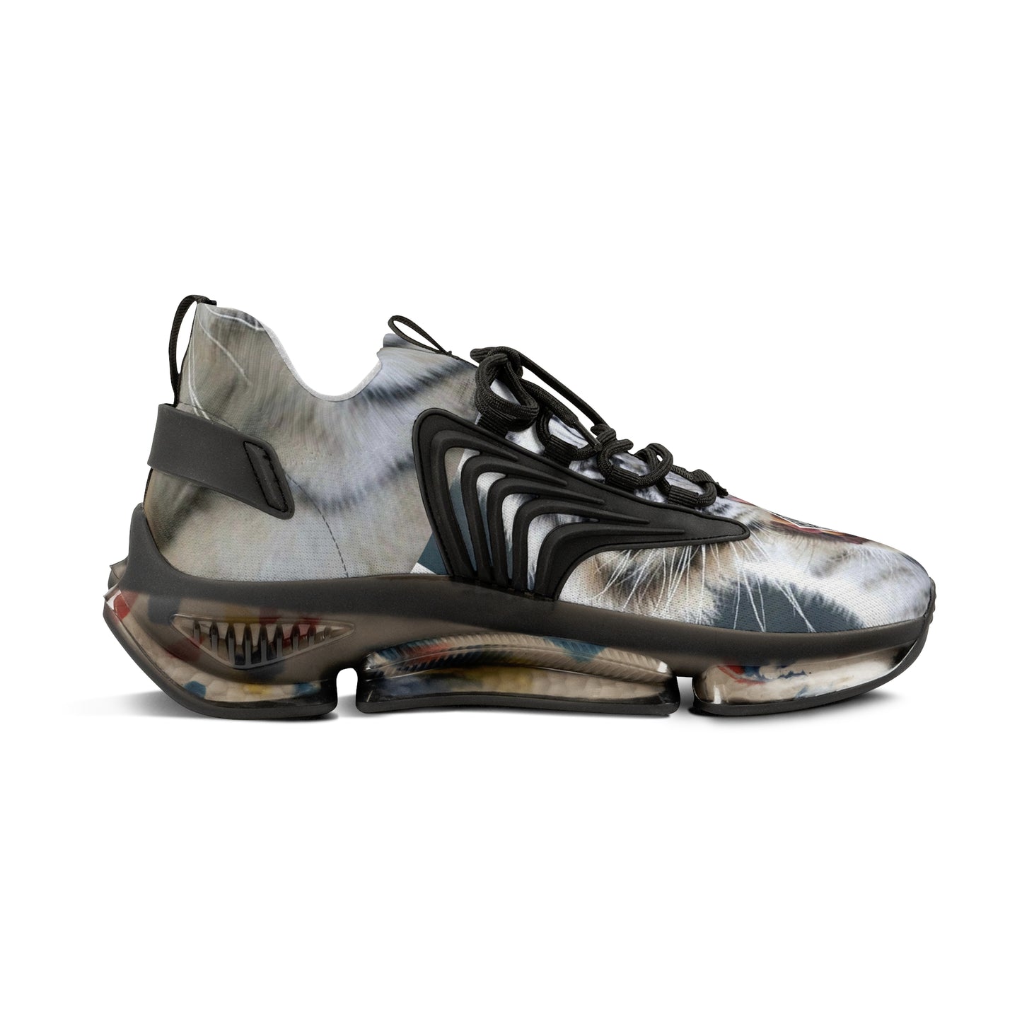 A.I. D-1 White Tiger Strike Men's Digital Mesh Sneakers